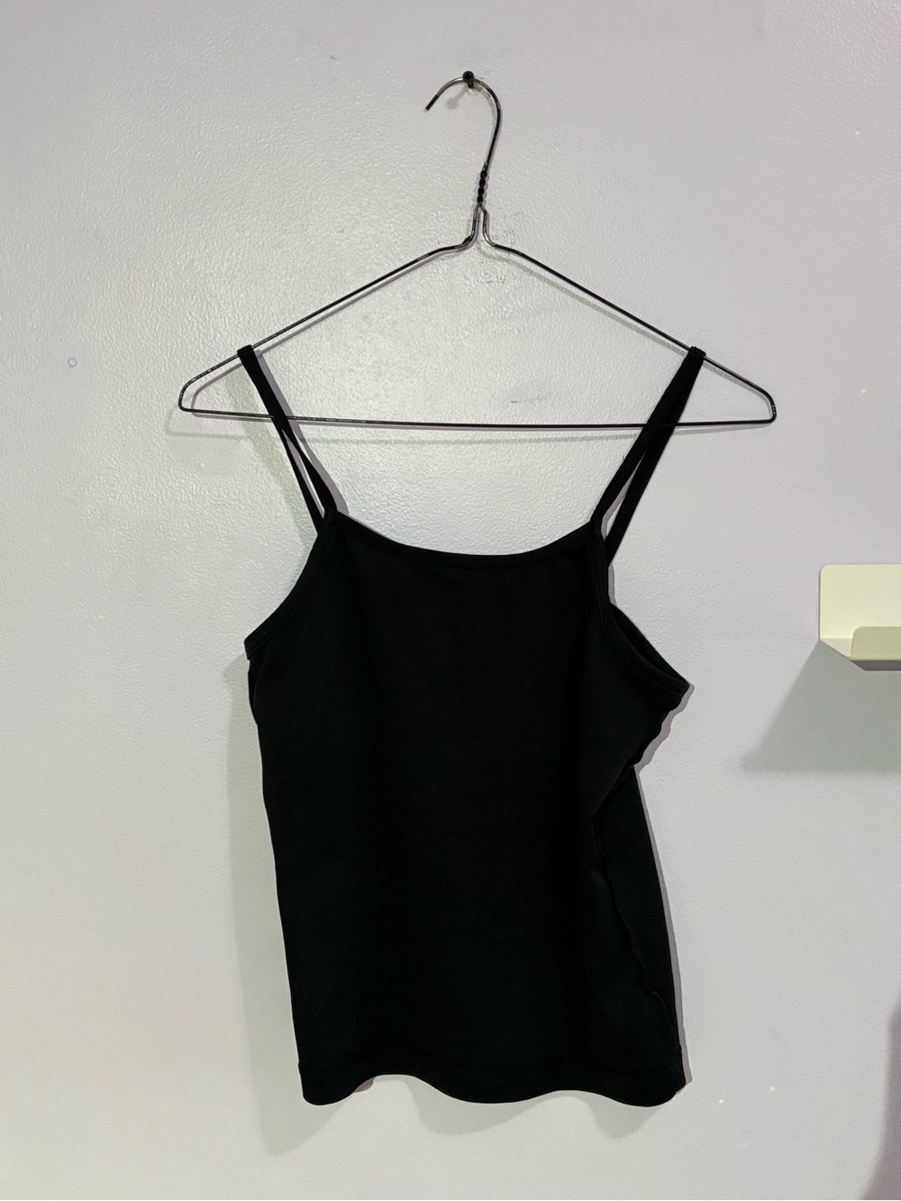 Black Women's Camisole Tank Top - Classic Spaghetti Strap